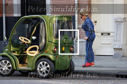 Amsterdam 16 oktober 2018
Connie Witteman doet boodschappen met haar dochter Constanza Breukhoven in haar Connieâ€™s Creative car concept.