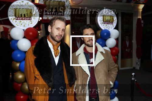 Amsterdam 5 november 2018
Opening Toppers party cafe met Jan Smit Jeroen v d Boom Rene Froger en Gerard Joling. Daan Boom