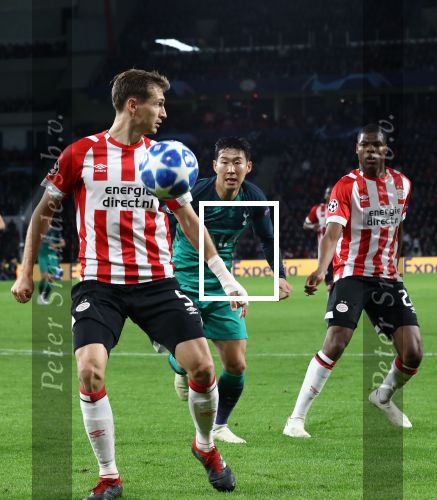 Eindhoven, 24 Oktober 2018 PSV-Tottemham Hotspur.
Duel in de voorronde Champions League, eindstand 2-2.
Daniel Schwaab