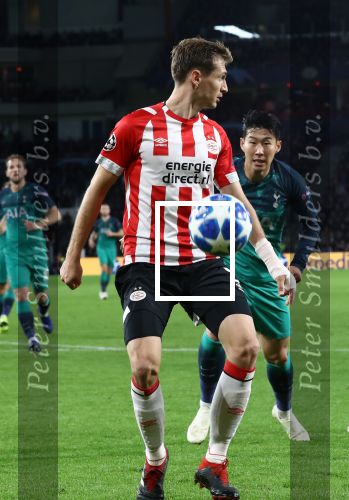 Eindhoven, 24 Oktober 2018 PSV-Tottemham Hotspur.
Duel in de voorronde Champions League, eindstand 2-2.
Daniel Schwaab