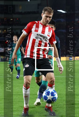 Eindhoven, 24 Oktober 2018 PSV-Tottemham Hotspur.
Duel in de voorronde Champions League, eindstand 2-2.
Daniel Schwaab