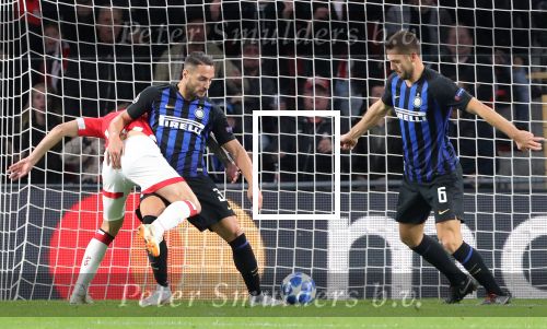 Eindhoven, 3 Oktober 2018 2e wedstrijd CL Seizoen 2018-2019
PSV-Internazionale Milan, eindstand 1-2