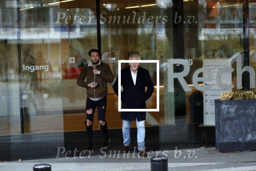 Amsterdam 7 november 2018
Dave Roelvink bij de rechtbank van Amsterdam waar hij voor moet komen voor rijden onder invloed en snelheid. Dave met zijn manager Frank Wisse