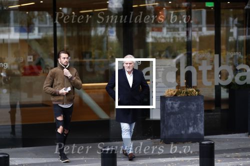 Amsterdam 7 november 2018
Dave Roelvink bij de rechtbank van Amsterdam waar hij voor moet komen voor rijden onder invloed en snelheid. Dave met zijn manager Frank Wisse