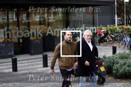 Amsterdam 7 november 2018
Dave Roelvink bij de rechtbank van Amsterdam waar hij voor moet komen voor rijden onder invloed en snelheid. Dave met zijn manager Frank Wisse