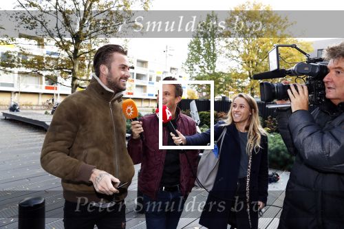 Amsterdam 7 november 2018
Dave Roelvink bij de rechtbank van Amsterdam waar hij voor moet komen voor rijden onder invloed en snelheid. Aran Bade van RTL Boulevard