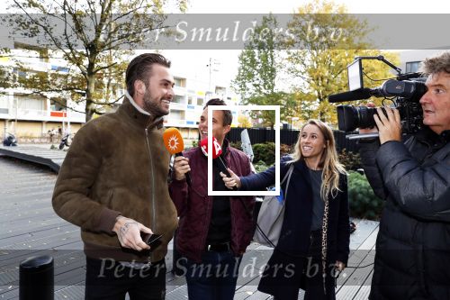 Amsterdam 7 november 2018
Dave Roelvink bij de rechtbank van Amsterdam waar hij voor moet komen voor rijden onder invloed en snelheid. Aran Bade van RTL Boulevard