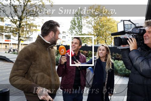Amsterdam 7 november 2018
Dave Roelvink bij de rechtbank van Amsterdam waar hij voor moet komen voor rijden onder invloed en snelheid. Aran Bade van RTL Boulevard