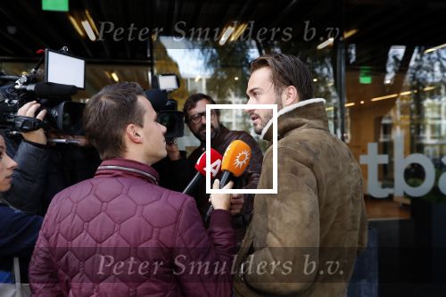 Amsterdam 7 november 2018
Dave Roelvink bij de rechtbank van Amsterdam waar hij voor moet komen voor rijden onder invloed en snelheid.