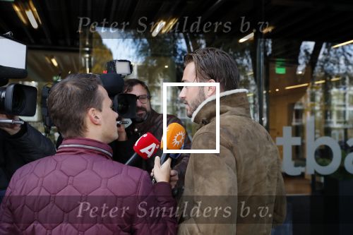Amsterdam 7 november 2018
Dave Roelvink bij de rechtbank van Amsterdam waar hij voor moet komen voor rijden onder invloed en snelheid.