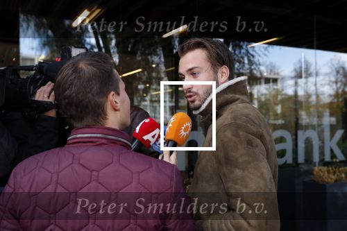 Amsterdam 7 november 2018
Dave Roelvink bij de rechtbank van Amsterdam waar hij voor moet komen voor rijden onder invloed en snelheid.