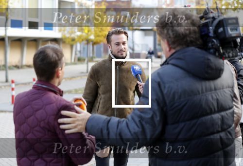 Amsterdam 7 november 2018
Dave Roelvink bij de rechtbank van Amsterdam waar hij voor moet komen voor rijden onder invloed en snelheid. Aran bade van RTL Boulevard