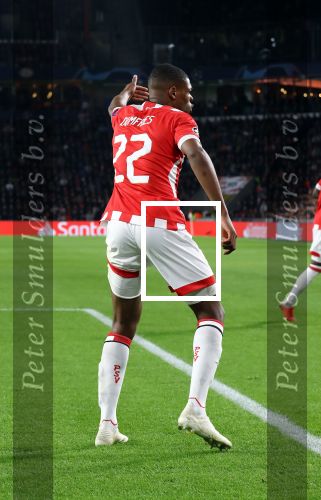 Eindhoven, 3 Oktober 2018 2e wedstrijd CL Seizoen 2018-2019
PSV-Internazionale Milan, eindstand 1-2
Denzel Dumfries