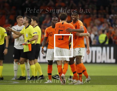 Amsterdam, 13 Oktober 2018
Nederland-/Duitsland , eindstand 3-0
Debuut voor Denzel Dumfries en Steven Bergwijn van PSV