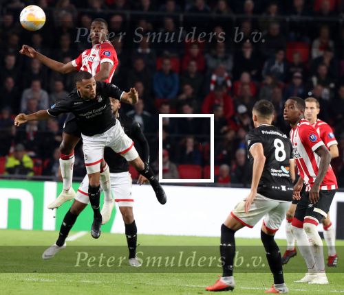 Eindhoven, 20 Oktober 2018 Kompetitiewedstrijd PSV-SC Emmen, eindstand 6-0 Seizoen 2018-2019
Denzel Dumfries