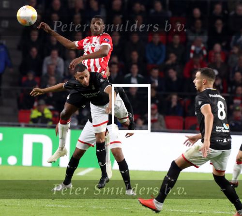 Eindhoven, 20 Oktober 2018 Kompetitiewedstrijd PSV-SC Emmen, eindstand 6-0 Seizoen 2018-2019
Denzel Dumfries