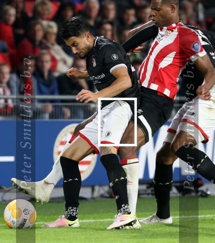 Eindhoven, 20 Oktober 2018 Kompetitiewedstrijd PSV-SC Emmen, eindstand 6-0 Seizoen 2018-2019
Denzel Dumfries