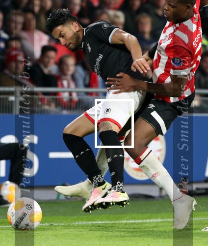 Eindhoven, 20 Oktober 2018 Kompetitiewedstrijd PSV-SC Emmen, eindstand 6-0 Seizoen 2018-2019
Denzel Dumfries