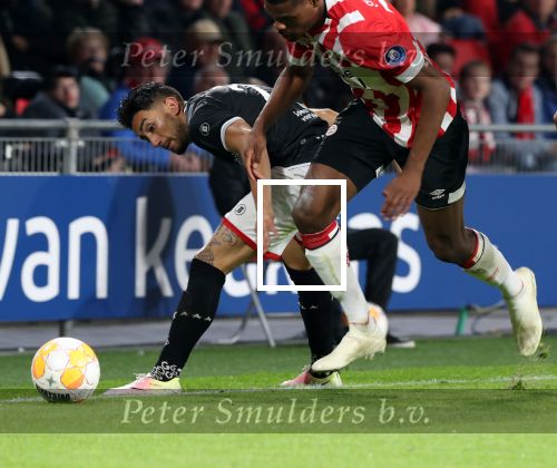Eindhoven, 20 Oktober 2018 Kompetitiewedstrijd PSV-SC Emmen, eindstand 6-0 Seizoen 2018-2019
Denzel Dumfries