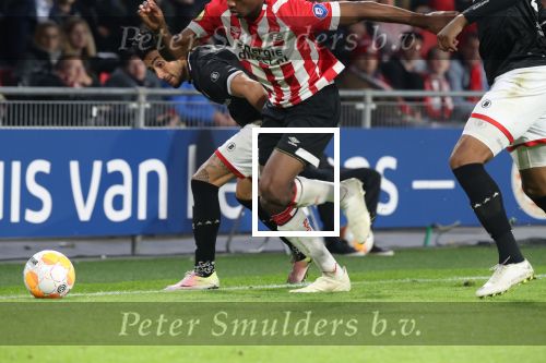 Eindhoven, 20 Oktober 2018 Kompetitiewedstrijd PSV-SC Emmen, eindstand 6-0 Seizoen 2018-2019
Denzel Dumfries