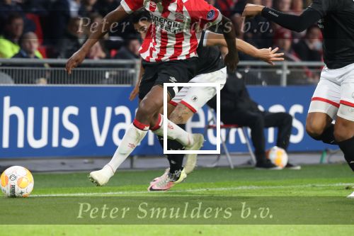 Eindhoven, 20 Oktober 2018 Kompetitiewedstrijd PSV-SC Emmen, eindstand 6-0 Seizoen 2018-2019
Denzel Dumfries