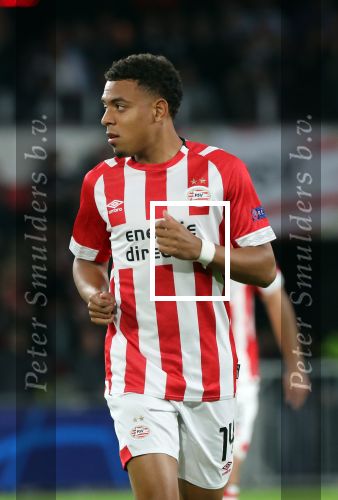 Eindhoven, 3 Oktober 2018 2e wedstrijd CL Seizoen 2018-2019
PSV-Internazionale Milan, eindstand 1-2
Doneyll Malen