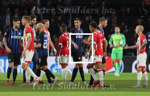 Eindhoven, 3 Oktober 2018 2e wedstrijd CL Seizoen 2018-2019
PSV-Internazionale Milan, eindstand 1-2
Doneyll Malen