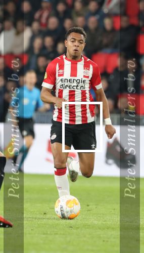 Eindhoven, 20 Oktober 2018 Kompetitiewedstrijd PSV-SC Emmen, eindstand 6-0 Seizoen 2018-2019
Donyell Malen