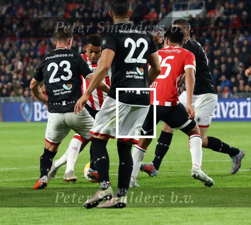 Eindhoven, 20 Oktober 2018 Kompetitiewedstrijd PSV-SC Emmen, eindstand 6-0 Seizoen 2018-2019
Donyell Malen