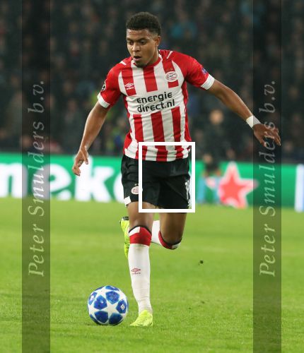 Eindhoven, 24 Oktober 2018 PSV-Tottemham Hotspur.
Duel in de voorronde Champions League, eindstand 2-2.
Donyell Malen