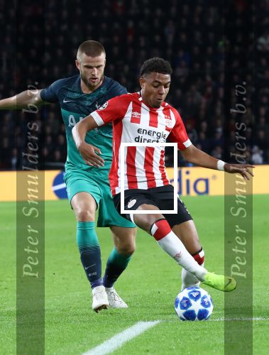 Eindhoven, 24 Oktober 2018 PSV-Tottemham Hotspur.
Duel in de voorronde Champions League, eindstand 2-2.
Donyell Malen