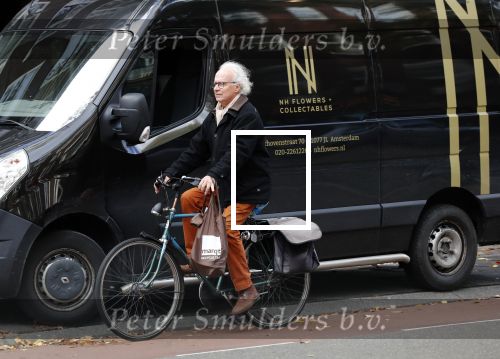 Amsterdam 2 oktober 2018
Eddy Habbema op de fiets in amsterdam zuid