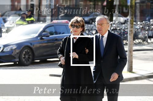 Amsterdam 27 oktober 2018
Herdenkingsdienst voor Wim Kok in het Concertgebouw van Amsterdam. Elko en Janneke Brinkman