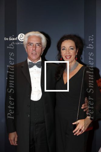 Amsterdam 22 augustus 2018
Premiere Evita in carre.  Eric Brey en partner Frederique Sluiterman-van Loo