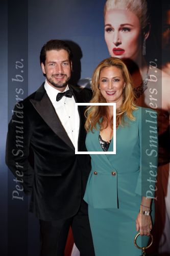 Amsterdam 22 augustus 2018
Premiere Evita in carre. Fabienne de Vries met partner