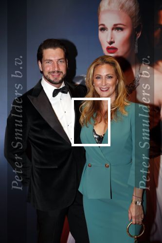 Amsterdam 22 augustus 2018
Premiere Evita in carre. Fabienne de Vries met partner