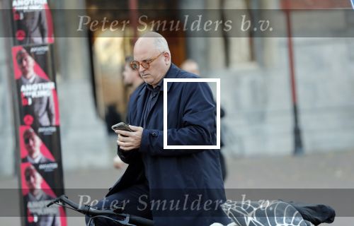 Amsterdam 16 oktober 2018
Felix Rottenberg bellend op de fiets.