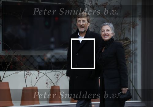 Amsterdam 27 oktober 2018
Ferry Mingelen met zijn vrouw wandelend door Amsterdam.
