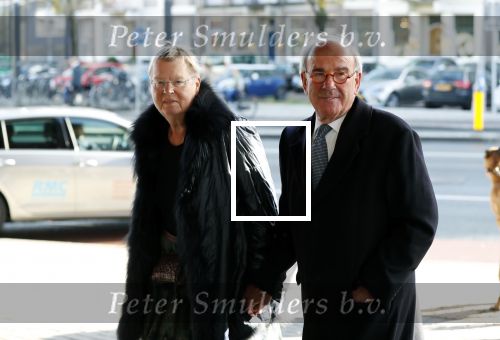 Amsterdam 27 oktober 2018
Herdenkingsdienst voor Wim Kok in het Concertgebouw van Amsterdam. frans Weisglas en partner Nynke Kuperus