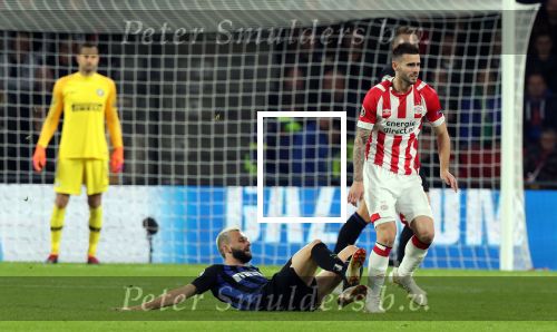 Eindhoven, 3 Oktober 2018 2e wedstrijd CL Seizoen 2018-2019
PSV-Internazionale Milan, eindstand 1-2
Gaston Pereiro