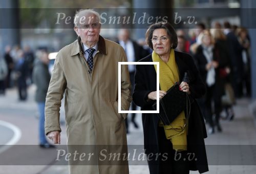 Amsterdam 27 oktober 2018
Herdenkingsdienst voor Wim Kok in het Concertgebouw van Amsterdam. Gerdi Verbeet met man