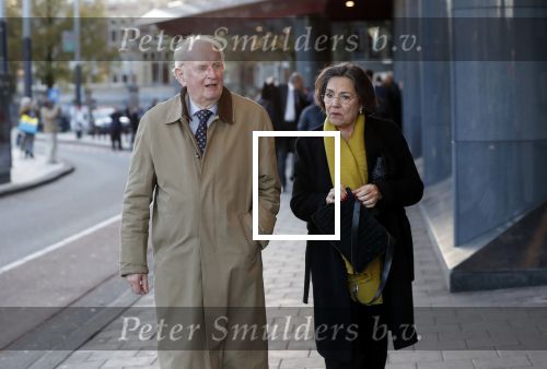 Amsterdam 27 oktober 2018
Herdenkingsdienst voor Wim Kok in het Concertgebouw van Amsterdam. Gerdi Verbeet met man