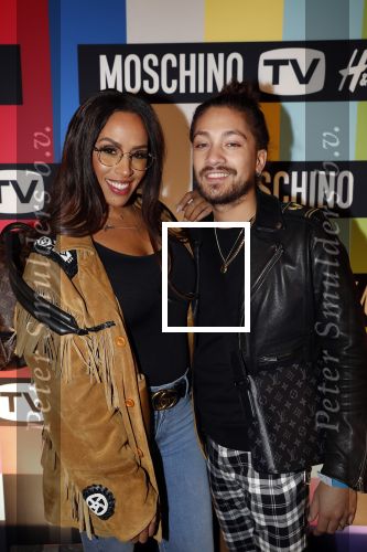 Amsterdam 5 november 2018
Presentatie samenwerking H&M en Moschino in escape. Glennis Grace kwam met haar nieuwe vriend