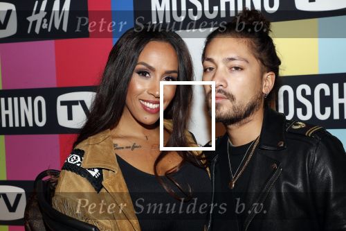 Amsterdam 5 november 2018
Presentatie samenwerking H&M en Moschino in escape. Glennis Grace kwam met haar nieuwe vriend