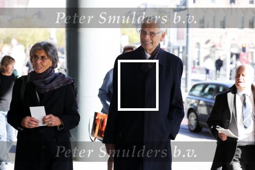 Amsterdam 27 oktober 2018
Herdenkingsdienst voor Wim Kok in het Concertgebouw van Amsterdam. Hans van den Broek en partner Josee van Schendel