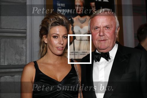 Amsterdam 22 augustus 2018
Premiere Evita in carre. Harry Mens kwam met Jolanda v Remundt