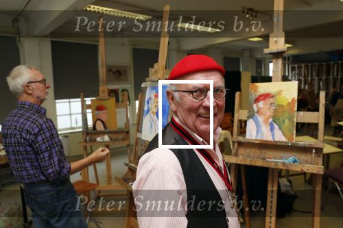 Amsterdam 7 oktober 2018
Harry Slinger bij de zondagsschilders.
