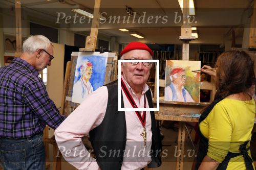 Amsterdam 7 oktober 2018
Harry Slinger bij de zondagsschilders.