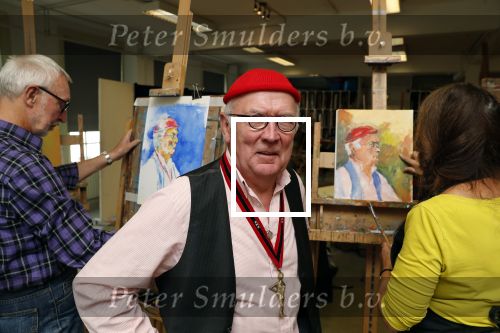 Amsterdam 7 oktober 2018
Harry Slinger bij de zondagsschilders.
