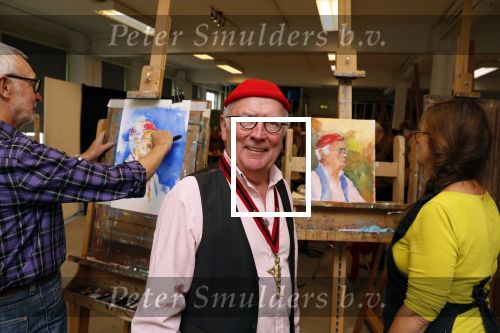 Amsterdam 7 oktober 2018
Harry Slinger bij de zondagsschilders.
